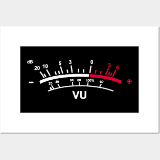 VU Meter Sound Engineer Retro Posters and Art